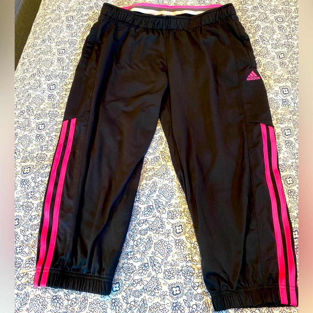 Adidas cropped track pants